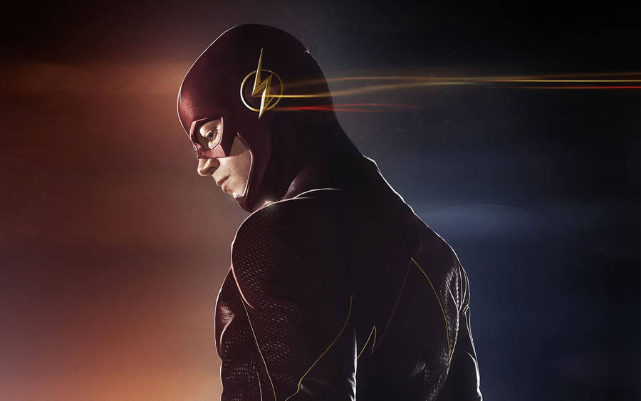 Dramatic Portrait Of The Flash 4k Wallpaper