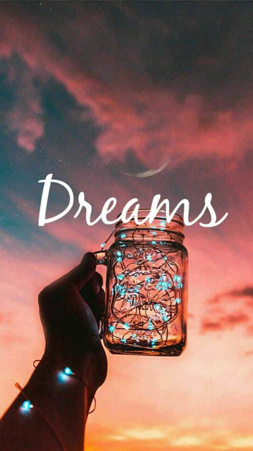 Dream Aesthetic Lit Glass Mug Wallpaper