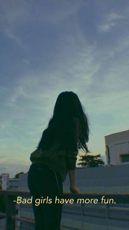 Dreaming Girl Aesthetic Wallpaper