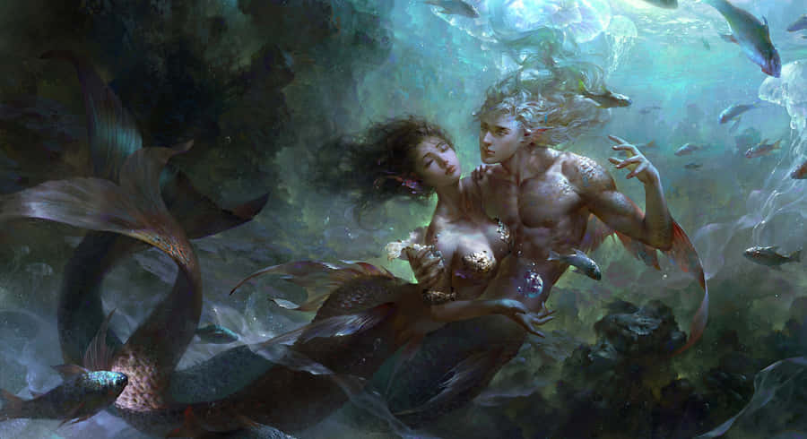 Dreaming Of Infinite Possibilities Beneath The Sea Wallpaper