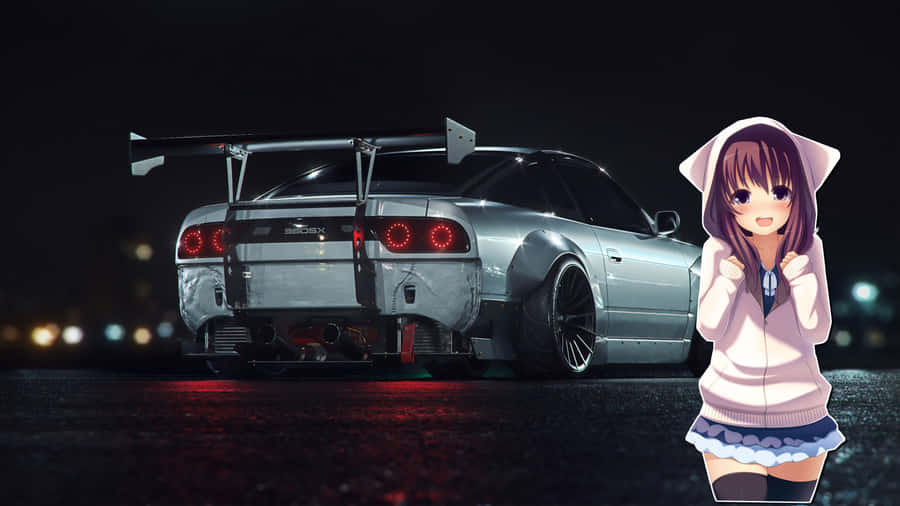 Drift Into The Wild Anime Adventure Wallpaper