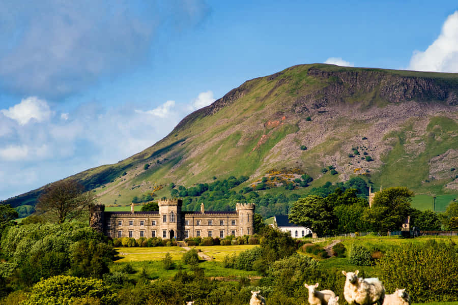 Dungiven Castle, Majestic Landmark In Londonderry, Northern Ireland Wallpaper