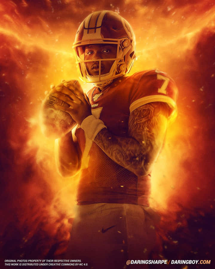 Dwayne Haskins Ready For His Next Move Wallpaper