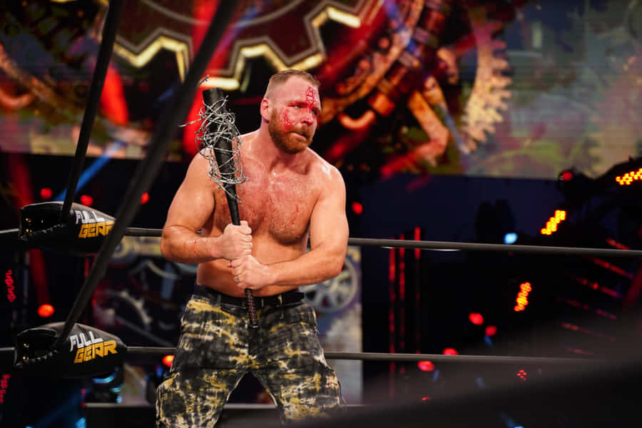 Dynamic Jon Moxley, Renowned American Wrestler And Actor Wallpaper