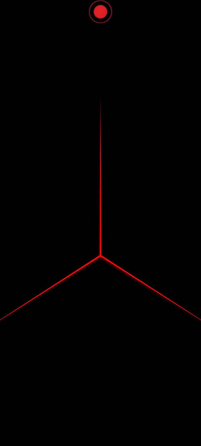 Dynamic Red Triangle Pattern For Redmi Note 9 Punch Hole Wallpaper