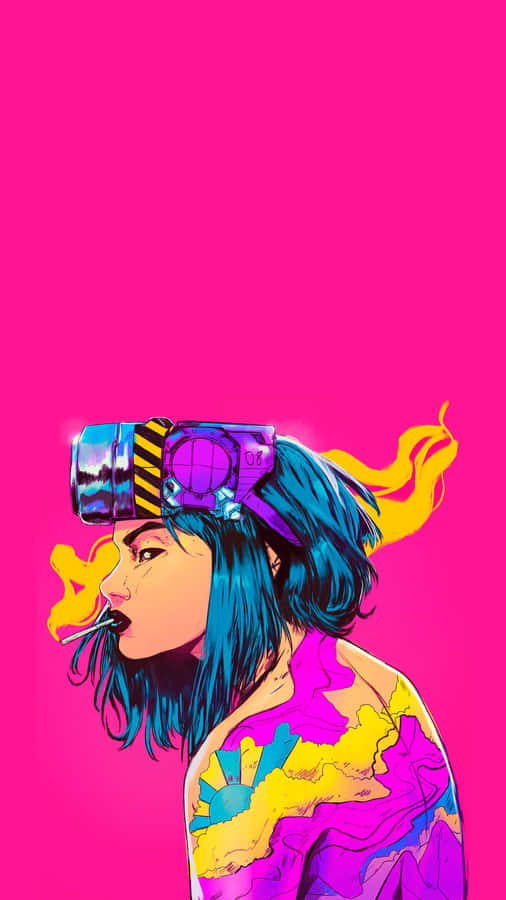 E-girl Aesthetic Abstract Wallpaper