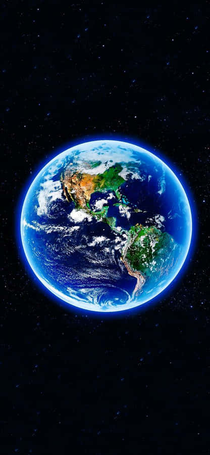 Earth Seen From Outer Space Wallpaper