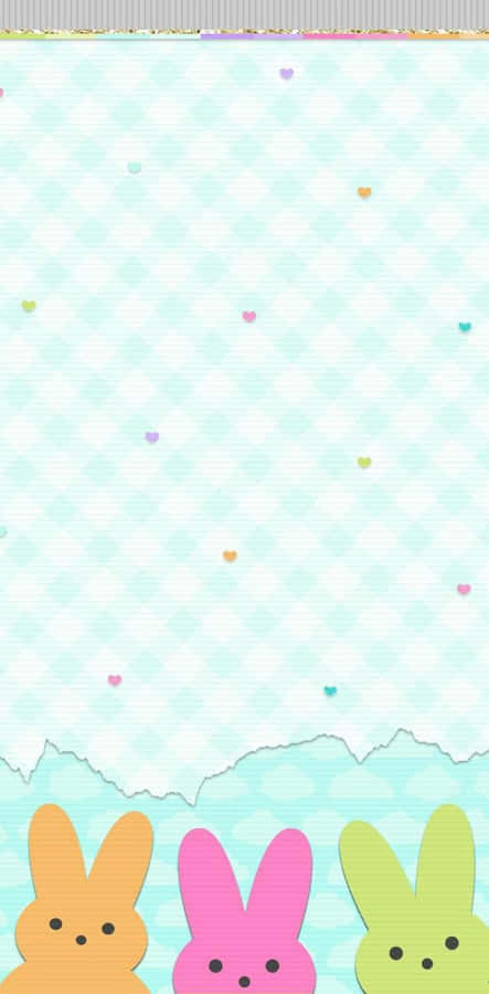 Easter Peeps Bunny Background Wallpaper