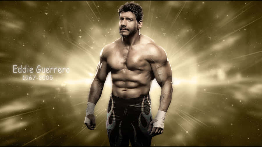 Eddie Guerrero Glowing Graphic Art Wallpaper