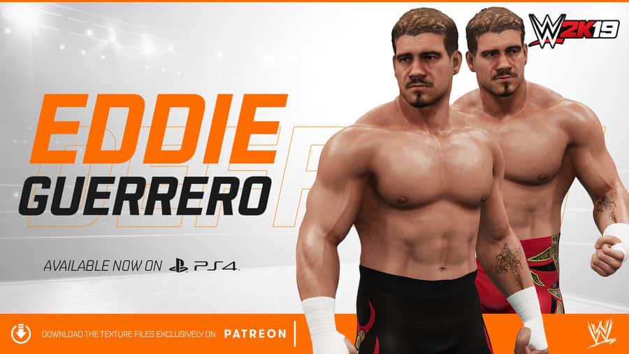 Eddie Guerrero In Wwe 2k19 Video Game Wallpaper