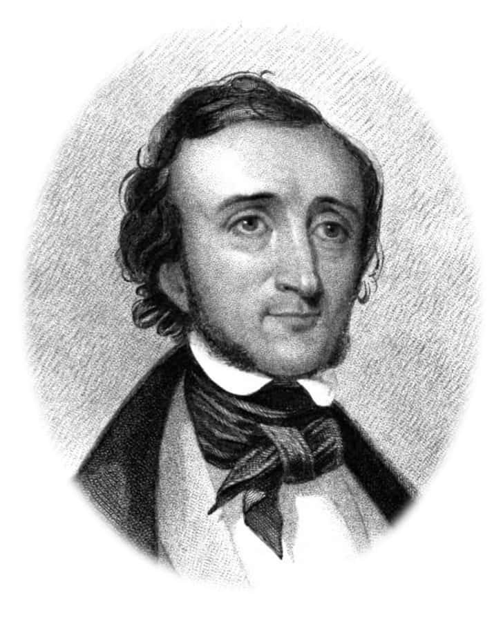 Edgar Allan Poe Portrait Wallpaper