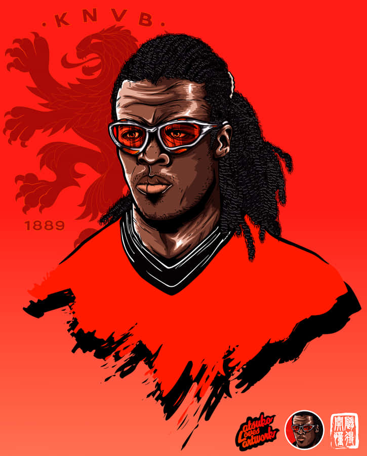 Edgar Davids Digital Painting Wallpaper