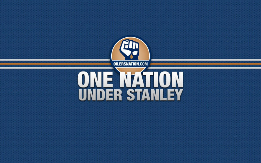 Edmonton Oilers One Nation Wallpaper