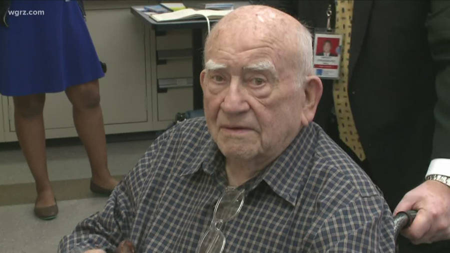 Edward Asner Checkered Shirt Wallpaper