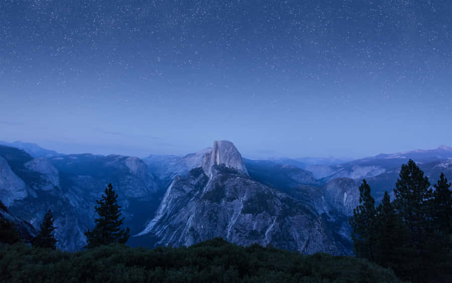 El Capitan At Night Macbook Default Wallpaper