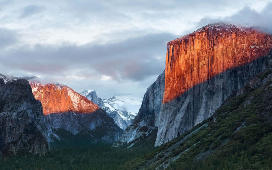 El Capitan Cliff Macbook Default Wallpaper
