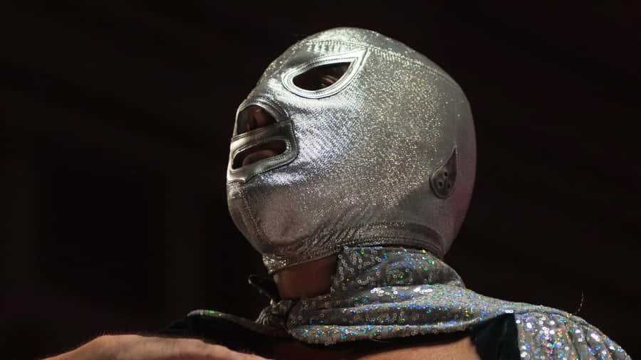El Santo Silver Mask Wallpaper