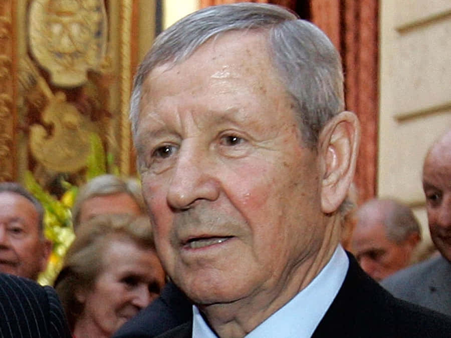 Elderly Gentlemanat Event Wallpaper