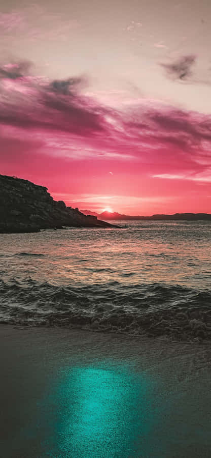 Electric Blue Void Wallpaper