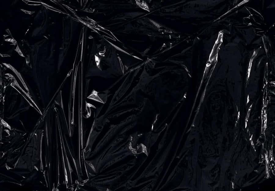Elegant And Sophisticated, Glossy Black Plastic. Wallpaper