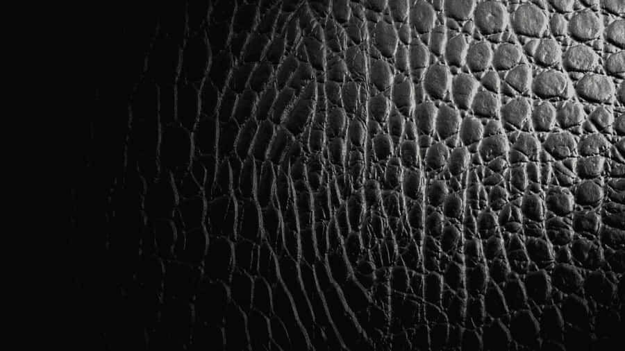 Elegant Black Leather Texture Wallpaper