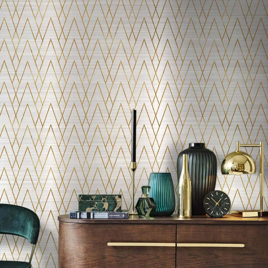 Elegant Geometric Wallpaper Interior Wallpaper
