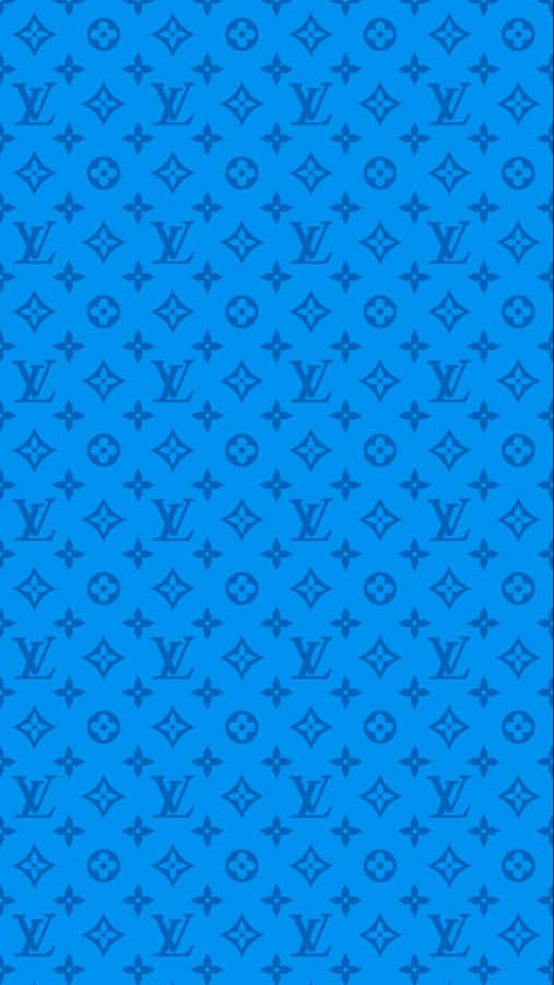 Elevate Your Style With The Elegance Of Louis Vuitton Blue Wallpaper