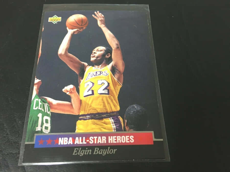 Elgin Baylor Three Point Shot Wallpaper