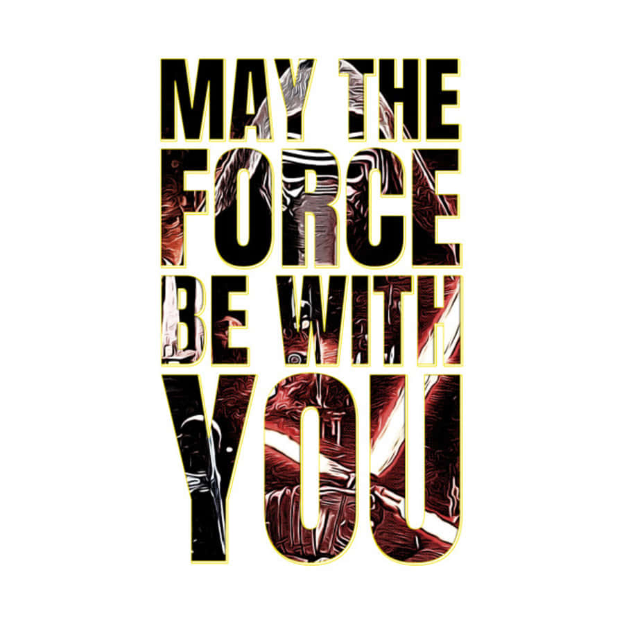 Embrace The Force With This Vivid Fan Art Illustration Wallpaper