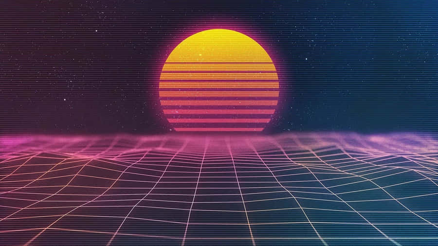 Embrace The Glow - Purple Neon Aesthetic Computer Image Wallpaper