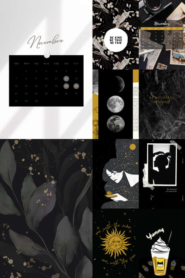 Embrace The Warmth And Joy Of Aesthetic November Wallpaper