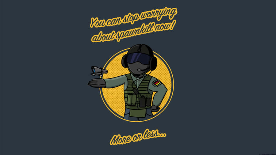 Embracing Fun With Enthusiasm, The Iconic Vault Boy From The Fallout Series! Wallpaper