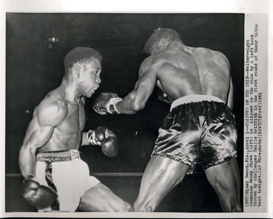 Emile Griffith Benny Paret Florida Match Wallpaper