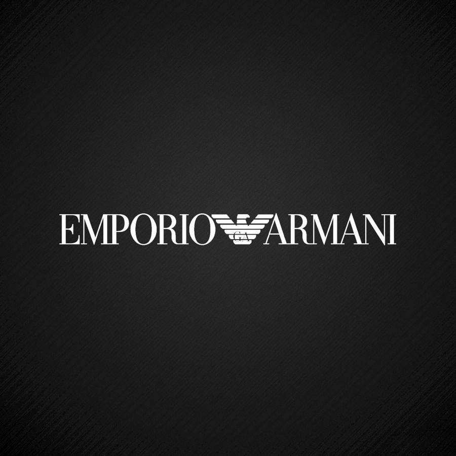 Emporio Armani Logo For Fashion Brands Wallpaper