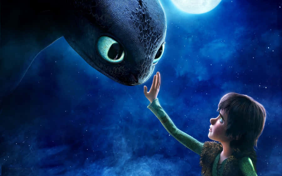 Enchanting Kawaii Dragon Displaying Its High Levels Of Cuteness Wallpaper