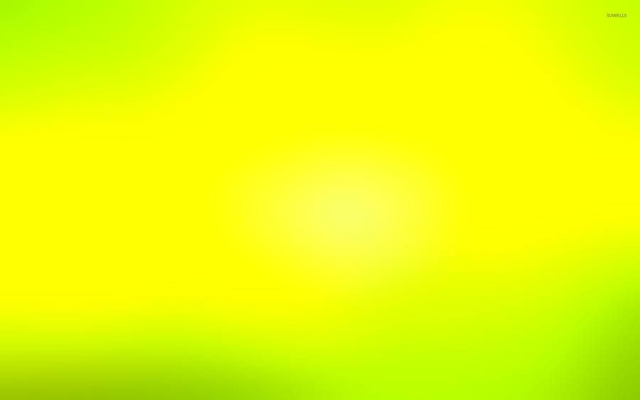 Energetic Rush Of Neon Yellow Waves Wallpaper