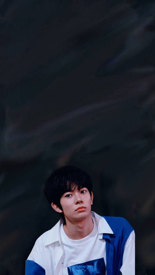 Enhypen Member Heeseung Black Phone Wallpaper