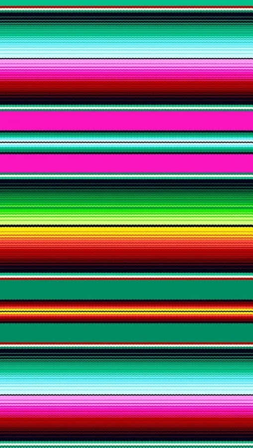 Enjoy A Rich Colorful World In Serape Cloth Wallpaper