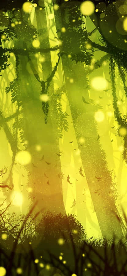 Enjoy A Sparkling Night With Firefly Hd Wallpaper