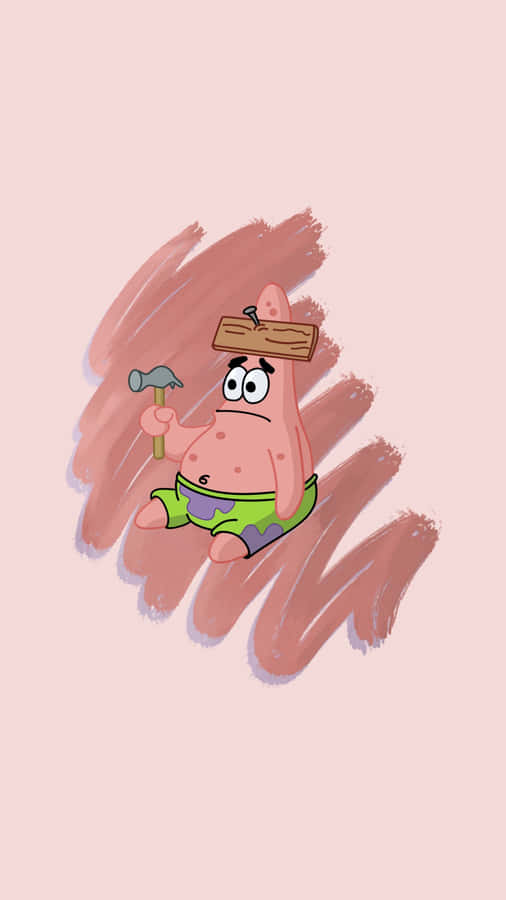 Enjoy Life's Little Pleasures With Patrick Aesthetic Wallpaper