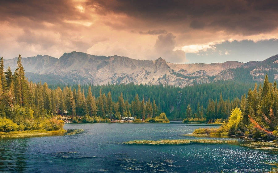 Enjoy The Beauty Of Nature With An Ultrawide Monitor. Wallpaper