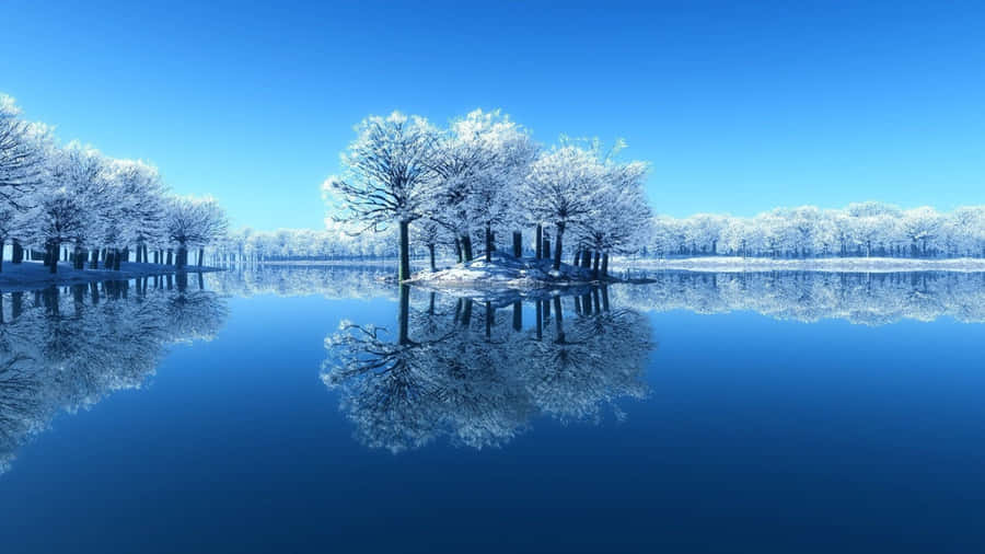 Enjoy The Beauty Of Winter With A Snowy 4k Wallpaper Wallpaper