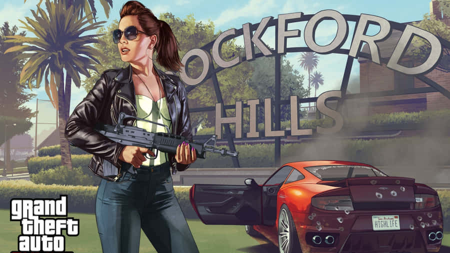 Enjoy The Best Graphics Of Gta 5 On A 2560x1440 Screen. Wallpaper