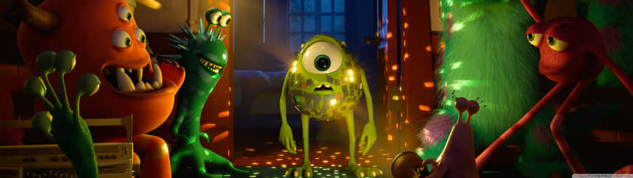 Enjoy The Best Of Disney On Dual Screen Wallpaper