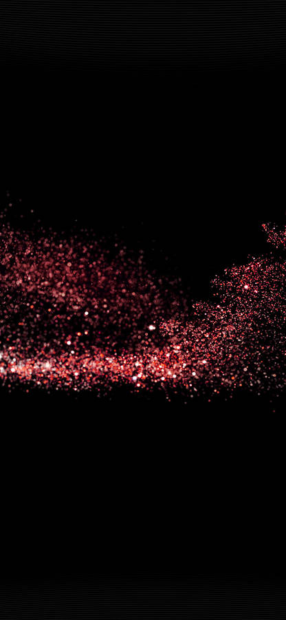 Enjoy The Color Combination Of Sleek Black And Vibrant Red With The Latest Iphone Wallpaper