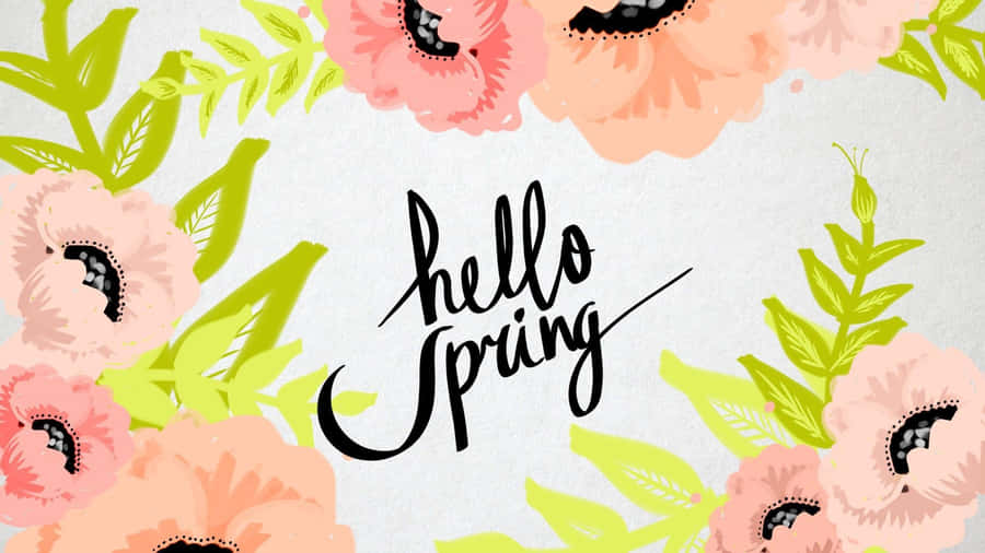 Enjoy The Joys Of Simple Spring Wallpaper