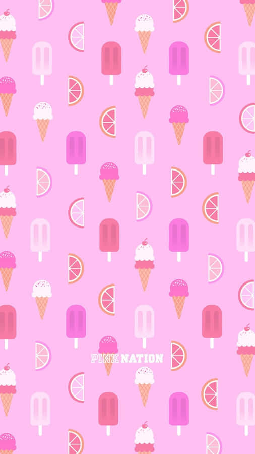 Enjoy The Summer Season In Pink. Wallpaper