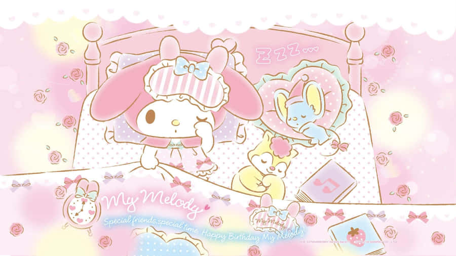 Enjoy The Sweet View Of My Melody Desktop Wallpaper