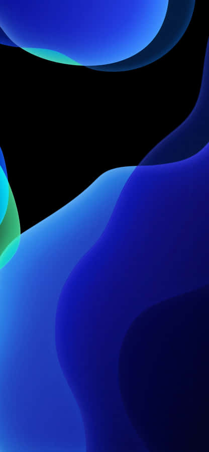 Enjoy The Vibrant Color Of A Solid Blue Iphone Wallpaper