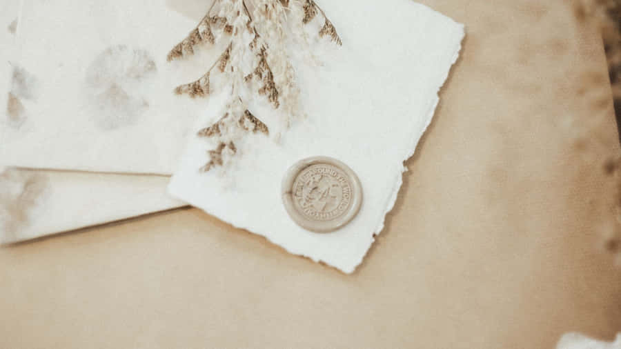 Enjoying The Beauty Of A Pastel Brown Aesthetic. Wallpaper